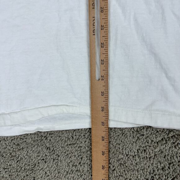 Vintage Royal Tees Shirt Mens L Valentines White Bunny Heart Love Hanes USA 90s - Picture 8 of 10